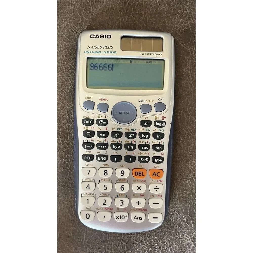 Casio‎ fx-115ES Plus Scientific Calculator Natural Textbook Display